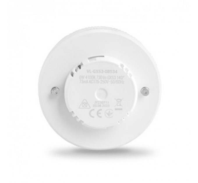 Videx Лампочка Videx GX53 8W 4100K 220V (VL-GX53-08534)