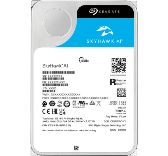 Seagate Жорсткий диск 3.5" 12TB Seagate (ST12000VE003)