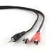 Cablexpert Аудіо-кабель Cablexpert 3.5 мм - 2хRCA (M/M), 2.5 м, Black (CCA-458-2.5M)