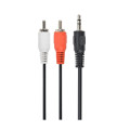 Cablexpert Аудіо-кабель Cablexpert 3.5 мм - 2хRCA (M/M), 2.5 м, Black (CCA-458-2.5M)