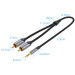 Vention Кабель Vention 3.5 мм - 2xRCA (M/M), 1.5 м, Black (BCNBG)