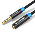 Vention Кабель Vention 3.5 мм - 3.5 мм (M/F), 1 м, Black (VAB-B06-B100-M)