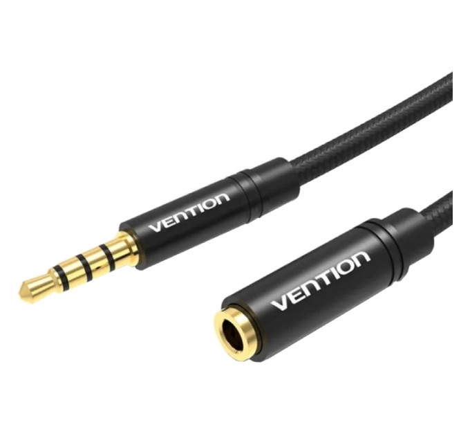 Vention Кабель Vention 3.5 мм - 3.5 мм (M/F), 2 м, Black (BHBBH)