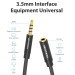 Vention Кабель Vention 3.5 мм - 3.5 мм (M/F), 5 м, Black (VAB-B06-B500-M)