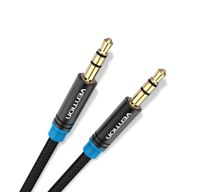 Vention Кабель Vention 3.5 мм - 3.5 мм (M/M), 1 м, Black (P350AC100-B-M)