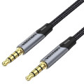 Vention Кабель Vention 3.5 мм - 3.5 мм (M/M), 1.5 м, Black (BAQHG)