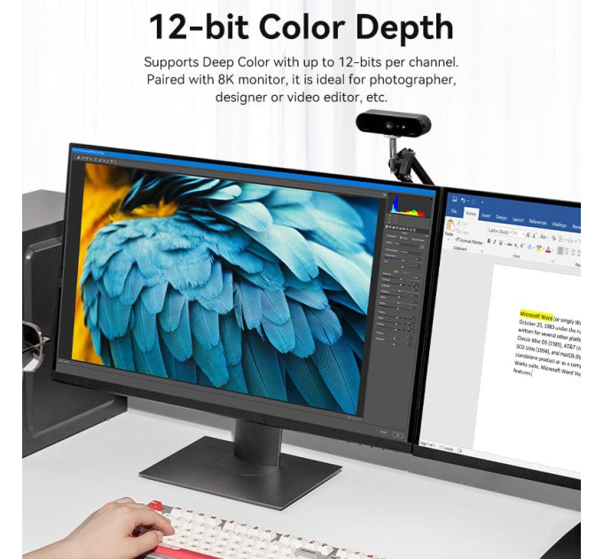 Vention Кабель Vention mini DisplayPort - DisplayPort (M/M), 1.5 м, Black (HCFLG)