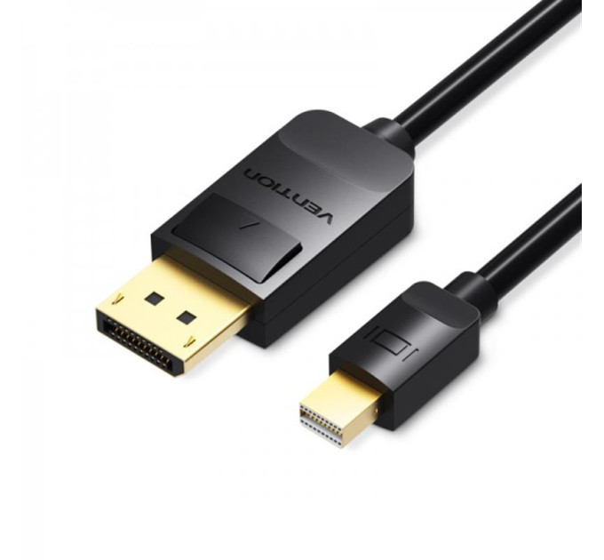 Vention Кабель Vention MiniDisplayPort-DisplayPort, v1.2, 1.5 m, Black (HAABG)