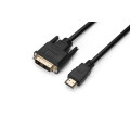 Prologix Кабель Prologix Premium HDMI - DVI V 1.3 (M/M), Single Link, 18+1, 0.5 м, Black (PR-HDMI-DVI-P-01-30-05m)