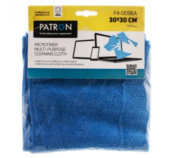 Серветки Patron microfiber 1*30x30cm, для TFT/Television/Plasma (F4-009EA)