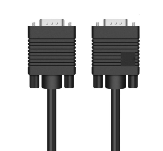 Prologix Кабель Prologix VGA - VGA (M/M), HD15M/HD15M (3+9С), 5 м, Black (PR-VGA-VGA-P-06-28-5m)