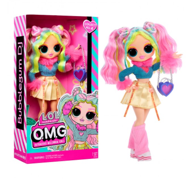 L.O.L. Surprise! Лялька L.O.L. Surprise! серії O.M.G. Entry – DJ Баблгам (595649)