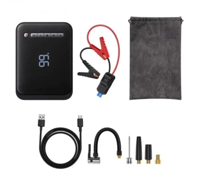 Baseus Пуско зарядний пристрій Baseus Super Energy 2-in-1 Jump Starter1000ABlack (CGCN000001)