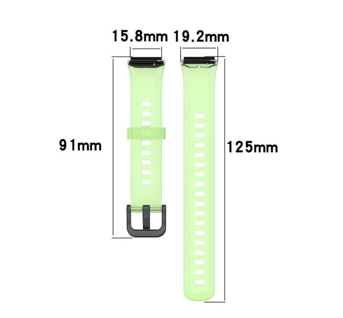 BeCover Ремінець BeCover Crystal Style для Huawei Band 7/Honor Band 7 Green (709430)