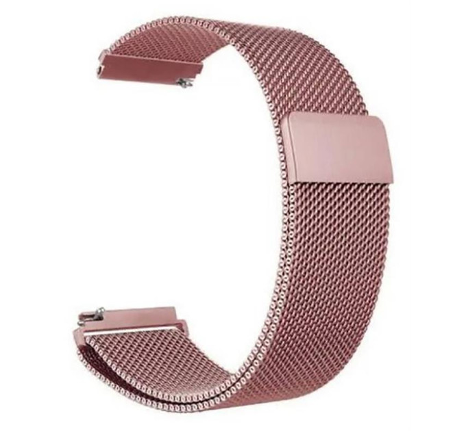 BeCover Ремінець BeCover Milanese Style для Xiaomi Amazfit Bip (20mm) Lite/Bip S Lite/GTR 42mm/GTS/TicWatch S2/TicWatch E/GTS 3/GTS 2 mini Red Wine (707685)