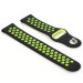 BeCover Ремінець BeCover Nike Style для Xiaomi Amazfit Bip/Bip Lite/Bip S Lite/GTR 42mm/GTS/TicWatch S2/TicWatch E Black-Yellow (705706)
