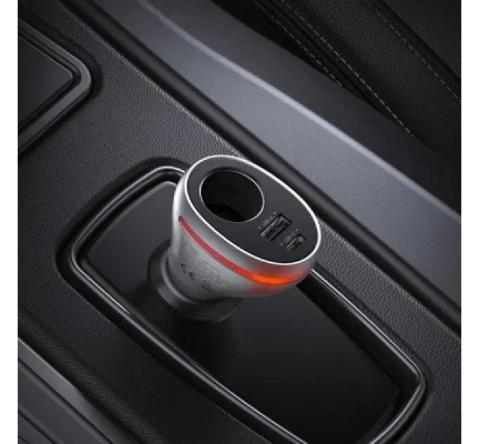 Ugreen Зарядний пристрій Ugreen USBC PD20W + USB QC3.0 silver (60712)