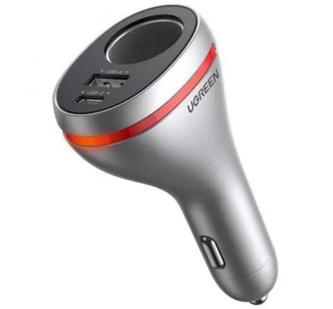 Ugreen Зарядний пристрій Ugreen USBC PD20W + USB QC3.0 silver (60712)