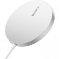 Baseus Зарядний пристрій Baseus Simple Mini3 Magnetic Wireless Charger 15W Silver (CCJJ040012)
