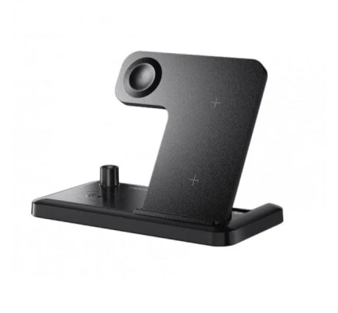 Essager Зарядний пристрій Essager 4-in-1 wireless charger 15W foldable desktop black (EWXZM-JC01-Z)