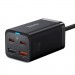Baseus Зарядний пристрій Baseus 2xUSB-C 65W + 2xUSB GaN + cable USB-C to USB-C 100W 1.0m black (CCGP040101)
