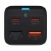 Baseus Зарядний пристрій Baseus 2xUSB-C 65W + 2xUSB GaN + cable USB-C to USB-C 100W 1.0m black (CCGP040101)