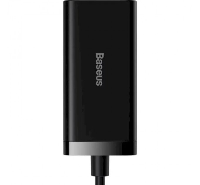 Baseus Зарядний пристрій Baseus 2xUSB-C 100W + 2xUSB GaN black (CCGP000101)