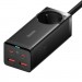 Baseus Зарядний пристрій Baseus AC + 2xUSB-C 100W + 2xUSB + cable USB-C to USB-C 100W 1.0m black (PSZM000401)