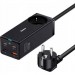 Baseus Зарядний пристрій Baseus AC + 2xUSB-C 65W + 2xUSB black (PSZM000901)