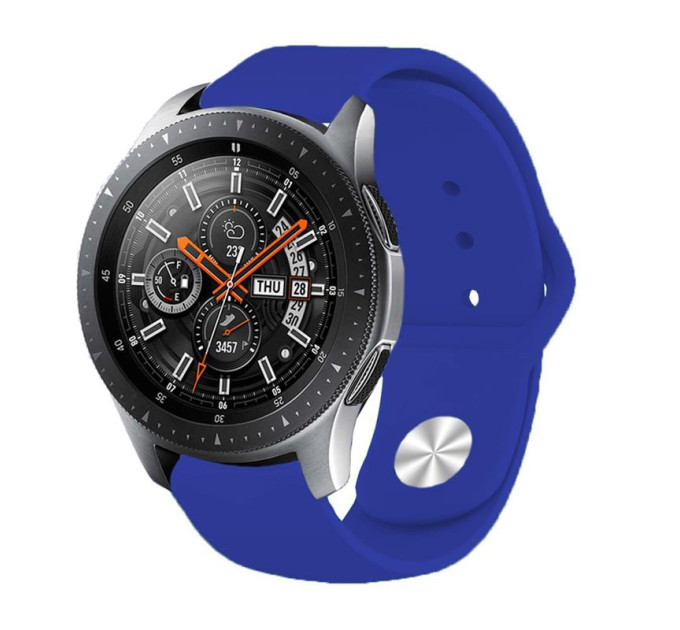 BeCover Силіконовий ремінець BeCover для Amazfit Stratos 1/2/2S/3/GTR 2/GTR 47mm/GTR Lite 47mm/Nexo/Pace Dark-Blue (706374)