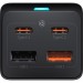 Baseus Зарядний пристрій Baseus AC + 2xUSB-C 65W + 2xUSB black (PSZM000901)