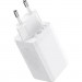 Baseus Зарядний пристрій Baseus 2xUSB-C 65W + 1xUSB GaN + cable USB-C to USB-C 100W 1.0m white (CCGP120202)