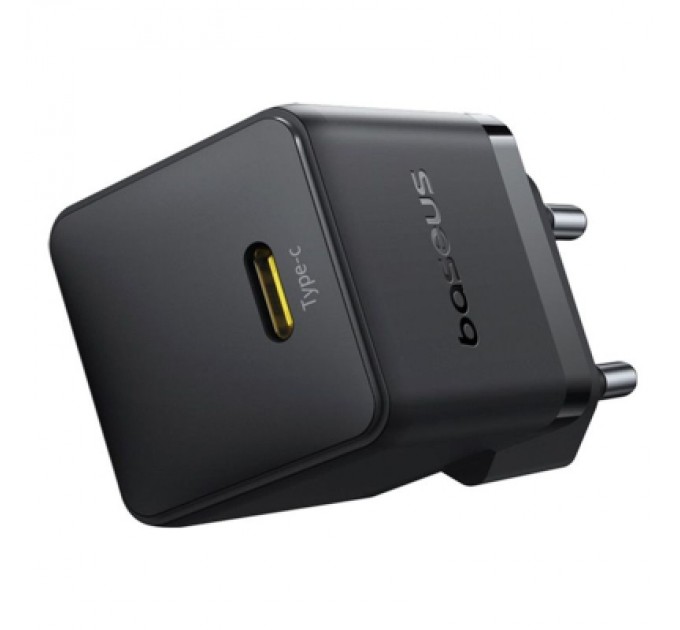 Baseus Зарядний пристрій Baseus 1xUSB-C 20W black (P10111602113-00)