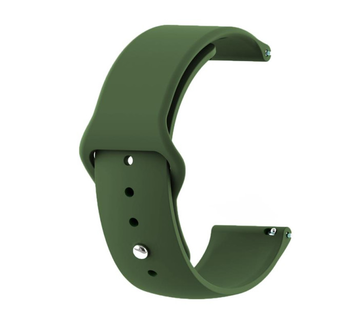 BeCover Силіконовий ремінець BeCover для Amazfit Stratos 1/2/2S/3/GTR 2/GTR 47mm/GTR Lite 47mm/Nexo/Pace Green (706387)