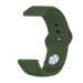 BeCover Силіконовий ремінець BeCover для Amazfit Stratos 1/2/2S/3/GTR 2/GTR 47mm/GTR Lite 47mm/Nexo/Pace Green (706387)