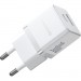 Baseus Зарядний пристрій Baseus 1xUSB-C 30W + 1xUSB white (P1011160A213-00)