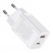 Baseus Зарядний пристрій Baseus 1xUSB-C 30W + 1xUSB white (CCSUPP-E02)