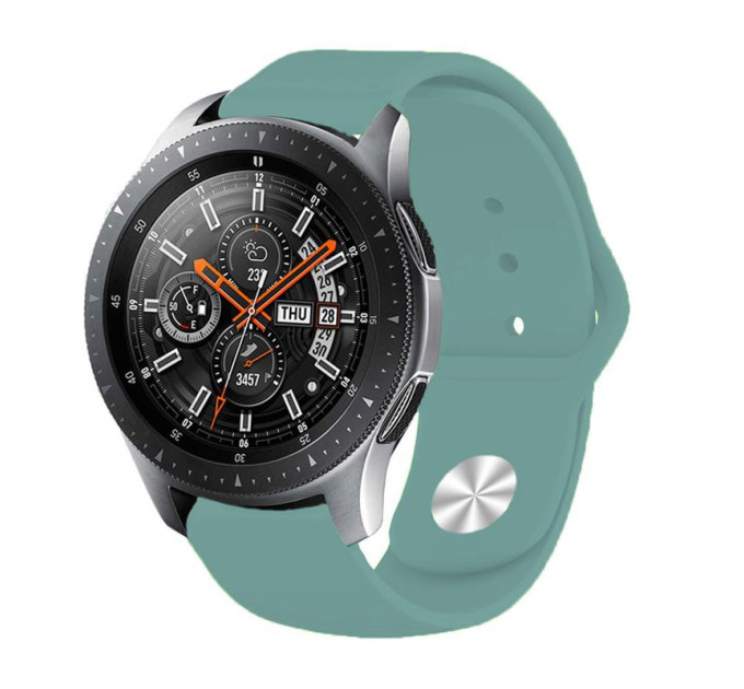 BeCover Силіконовий ремінець BeCover для Amazfit Stratos 1/2/2S/3/GTR 2/GTR 47mm/GTR Lite 47mm/Nexo/Pace Marine-Green (706385)