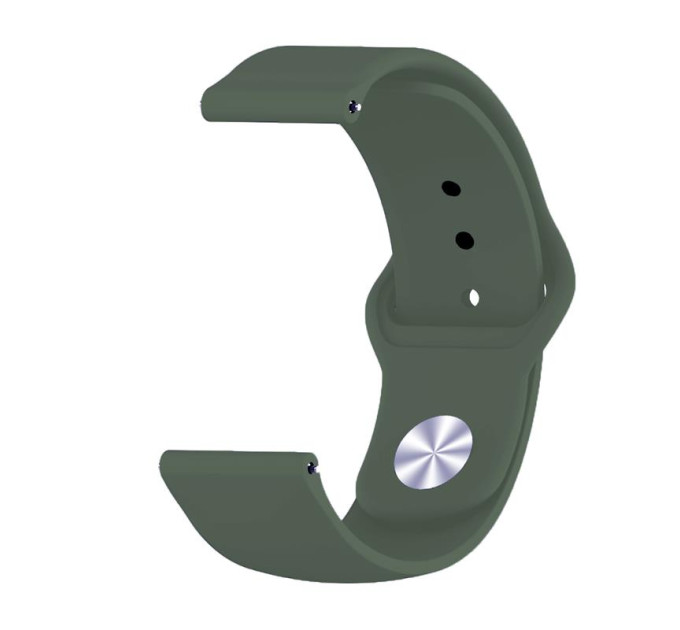BeCover Силіконовий ремінець BeCover для Amazfit Stratos 1/2/2S/3/GTR 2/GTR 47mm/GTR Lite 47mm/Nexo/Pace Pine-Green (706382)