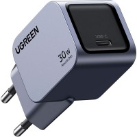 Зарядний пристрій Ugreen USB-C PD30W GaN X703 gray (35006)