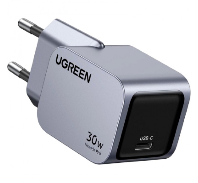 Ugreen Зарядний пристрій Ugreen USB-C PD30W GaN X703 gray (35006)