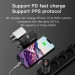 Essager Зарядний пристрій Essager 1xUSB + 1xUSB-C PD30W black (ECTPQS-ZTB01)