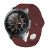BeCover Силіконовий ремінець BeCover для Samsung Galaxy (20mm)/Watch 5/ Watch 4 40/44mm/Watch 4 Classic 42mm/Watch Active/Active 2 40/44mm/Watch 3 41mm/Gear S2/Classic/Gear Sport Dark Red (706169)