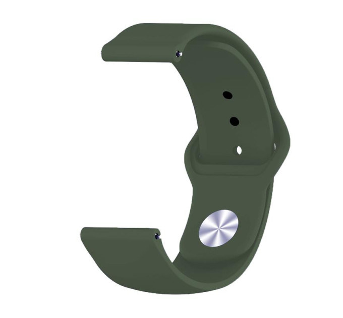 BeCover Силіконовий ремінець BeCover для Samsung Galaxy (20mm)/Watch 5/ Watch 4 40/44mm/Watch 4 Classic 42mm/Watch Active/Active 2 40/44mm/Watch 3 41mm/Gear S2/Classic/Gear Sport Khaki (706184)