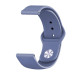 BeCover Силіконовий ремінець BeCover для Samsung Galaxy (20mm)/Watch 5/ Watch 4 40/44mm/Watch 4 Classic 42mm/Watch Active/Active 2 40/44mm/Watch 3 41mm/Gear S2/Classic/Gear Sport Lilac (706172)