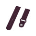 BeCover Силіконовий ремінець BeCover для Samsung Galaxy (20mm)/Watch 5/ Watch 4 40/44mm/Watch 4 Classic 42mm/Watch Active/Active 2 40/44mm/Watch 3 41mm/Gear S2/Classic/Gear Sport Purple-Wine (706178)