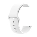 BeCover Силіконовий ремінець BeCover для Samsung Galaxy (20mm)/Watch 5/ Watch 4 40/44mm/Watch 4 Classic 42mm/Watch Active/Active 2 40/44mm/Watch 3 41mm/Gear S2/Classic/Gear Sport White (706177)
