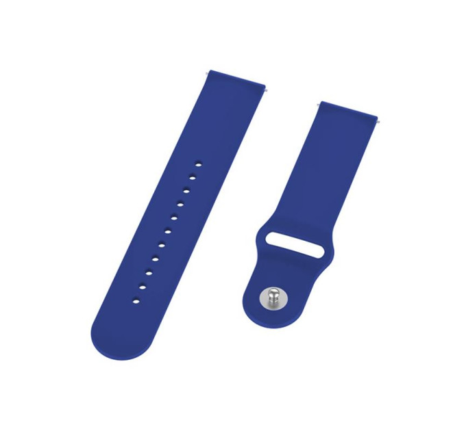 BeCover Силіконовий ремінець BeCover для Samsung Galaxy Watch 46mm/Watch 3 45mm/Gear S3 Classic/Gear S3 Frontier Dark-Blue (706314)