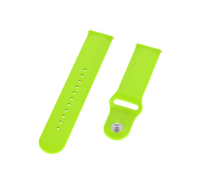 BeCover Силіконовий ремінець BeCover для Samsung Galaxy Watch 46mm/Watch 3 45mm/Gear S3 Classic/Gear S3 Frontier Lime (706323)