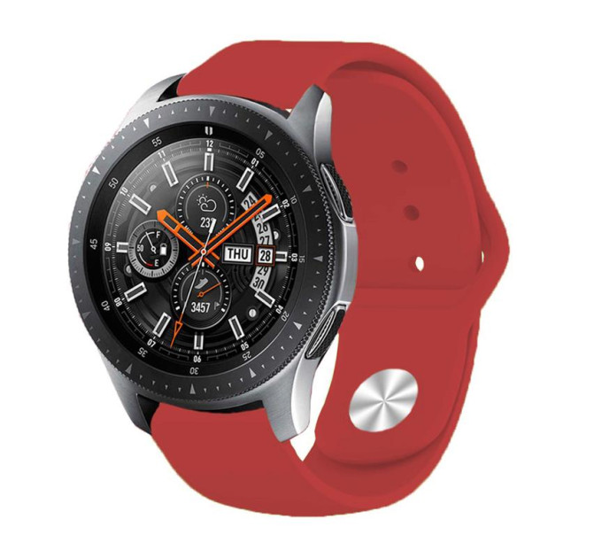 BeCover Силіконовий ремінець BeCover для Xiaomi Amazfit Bip/Bip Lite/Bip S Lite/GTR 42mm/GTS/TicWatch S2/TicWatch E Red (706188)